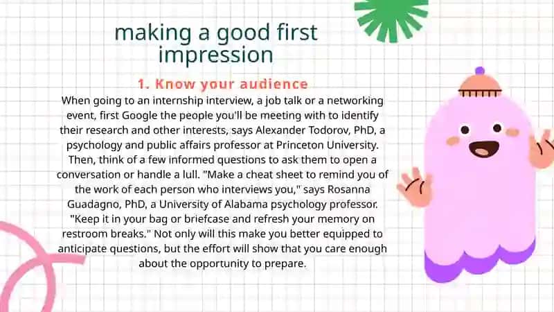 Tips for Making a Good First Impression 4
