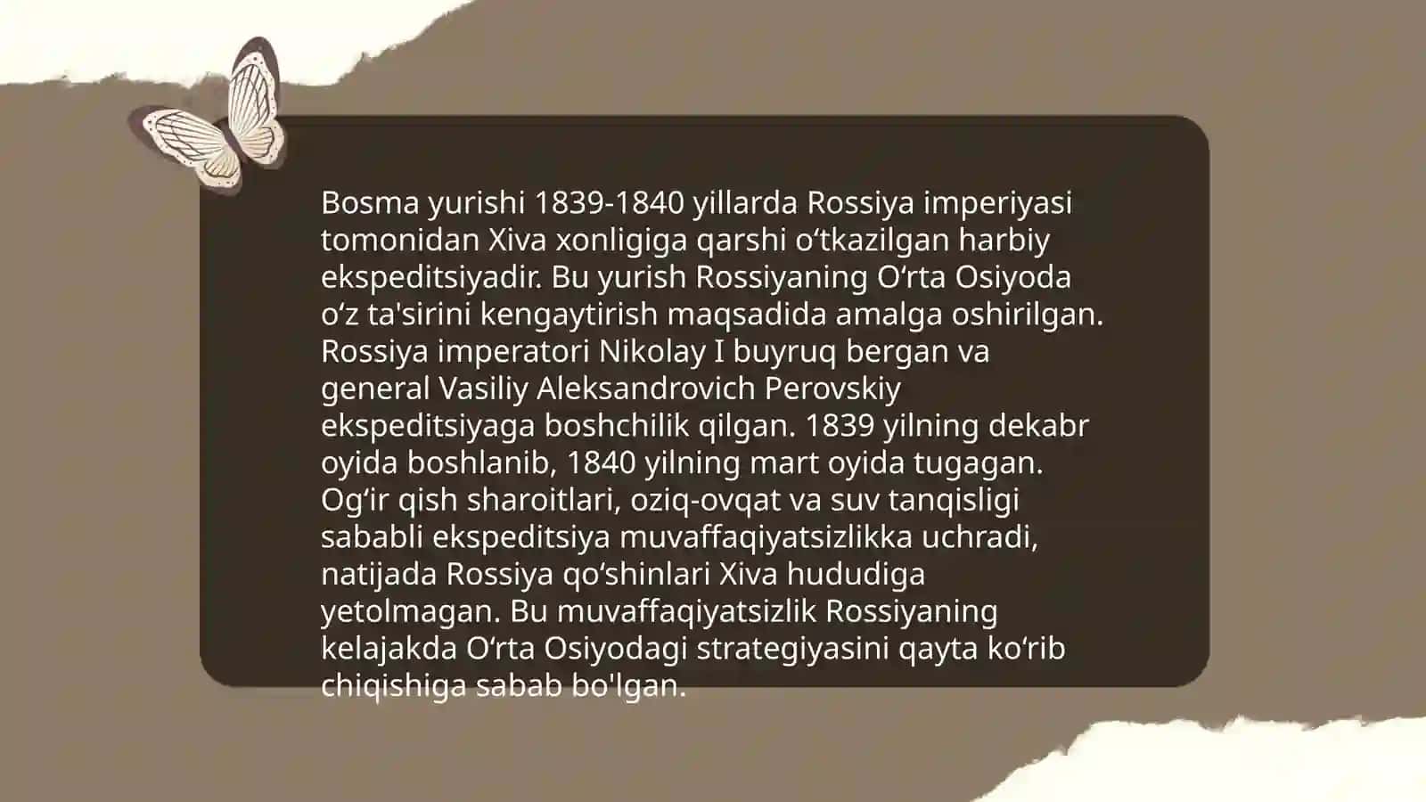 Rossiya imperiyasining O'rta Osiyoda harbiy yurishlari 4