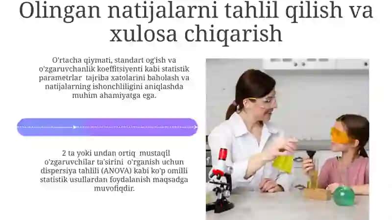 Tajriba muammolari turlari va ularni tanlash mezonlari 4