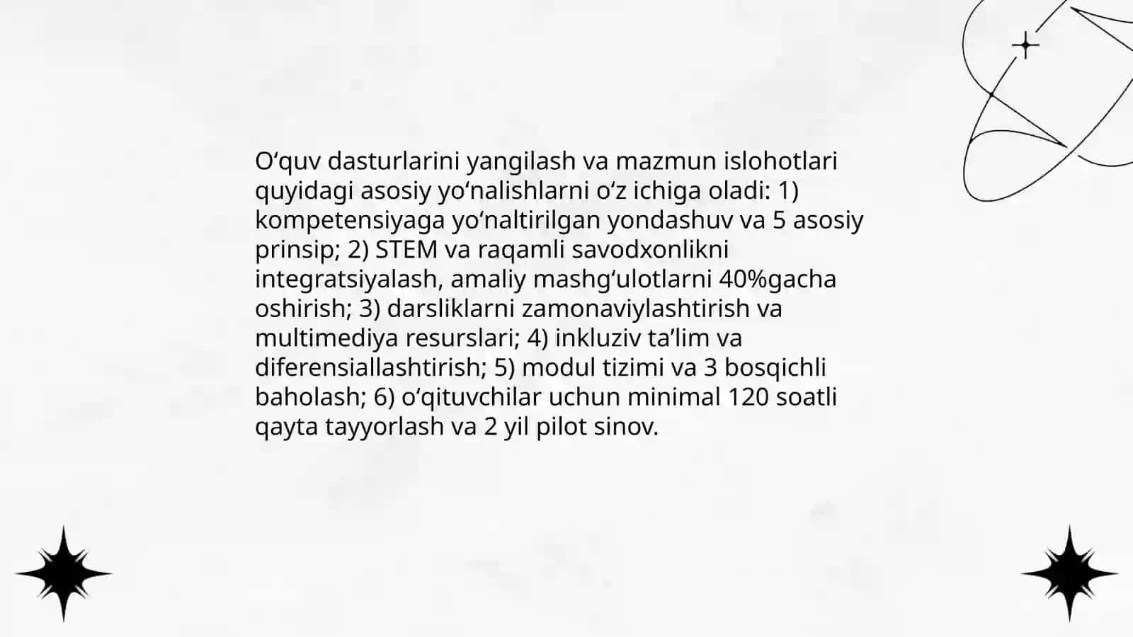 Taʼlim tizimidagi islohotlar 4