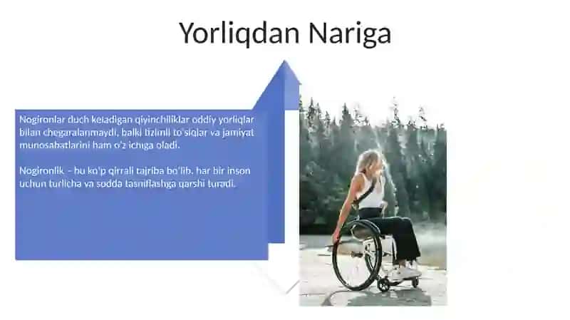 Nogironlik shunchaki so'z bo'lgan holat 4