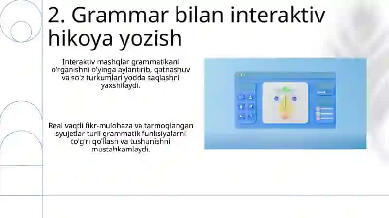 Sifat so'z turkumini o'rganishda interfaol usullarni qo'llash 4