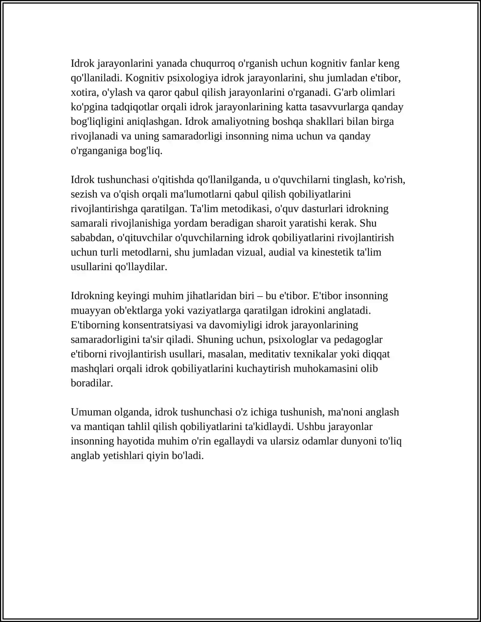 IDROK. UNING BUZILISHLARI 4