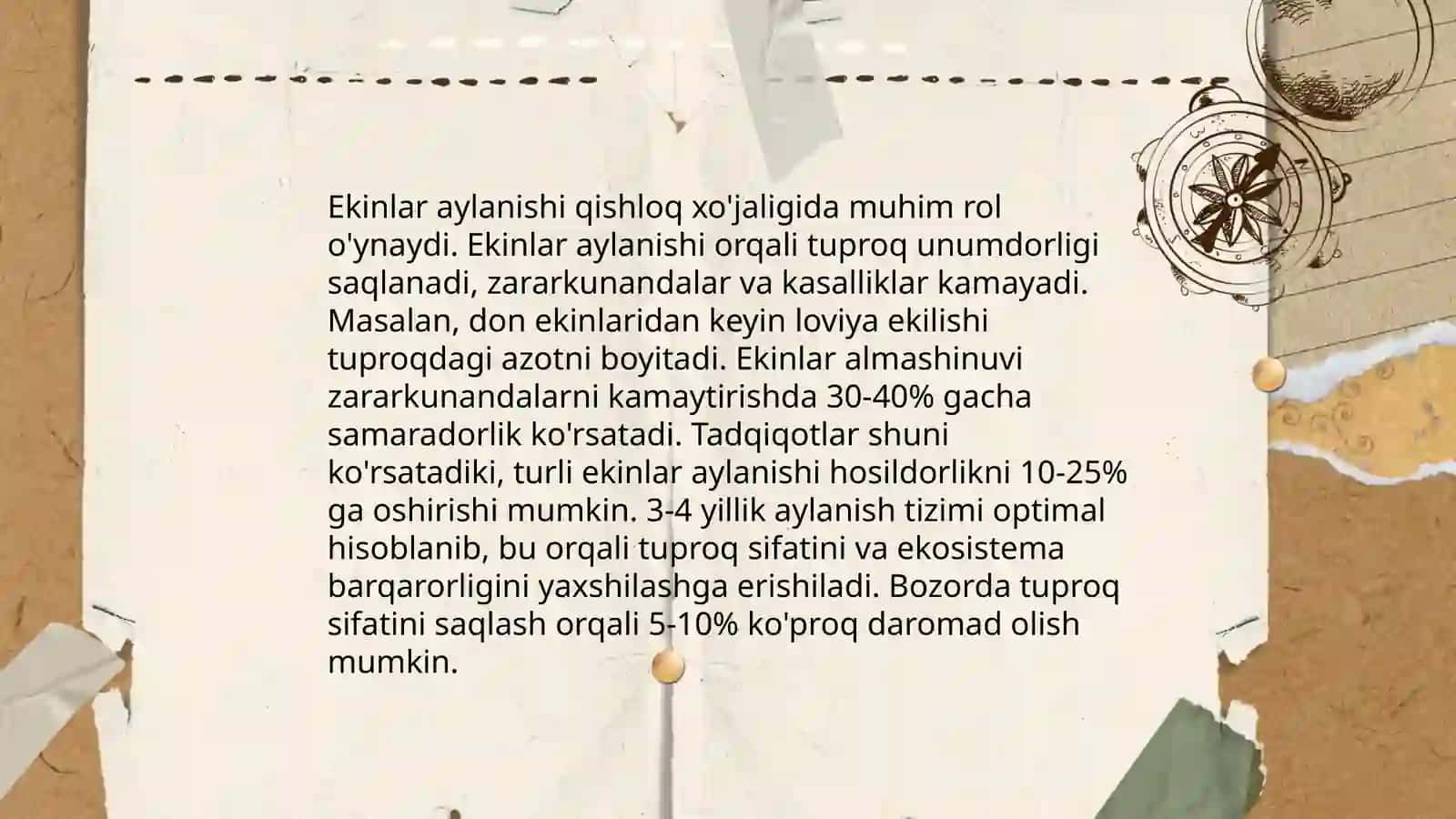 Ekinlar aylanishini tuzish tartibi 4