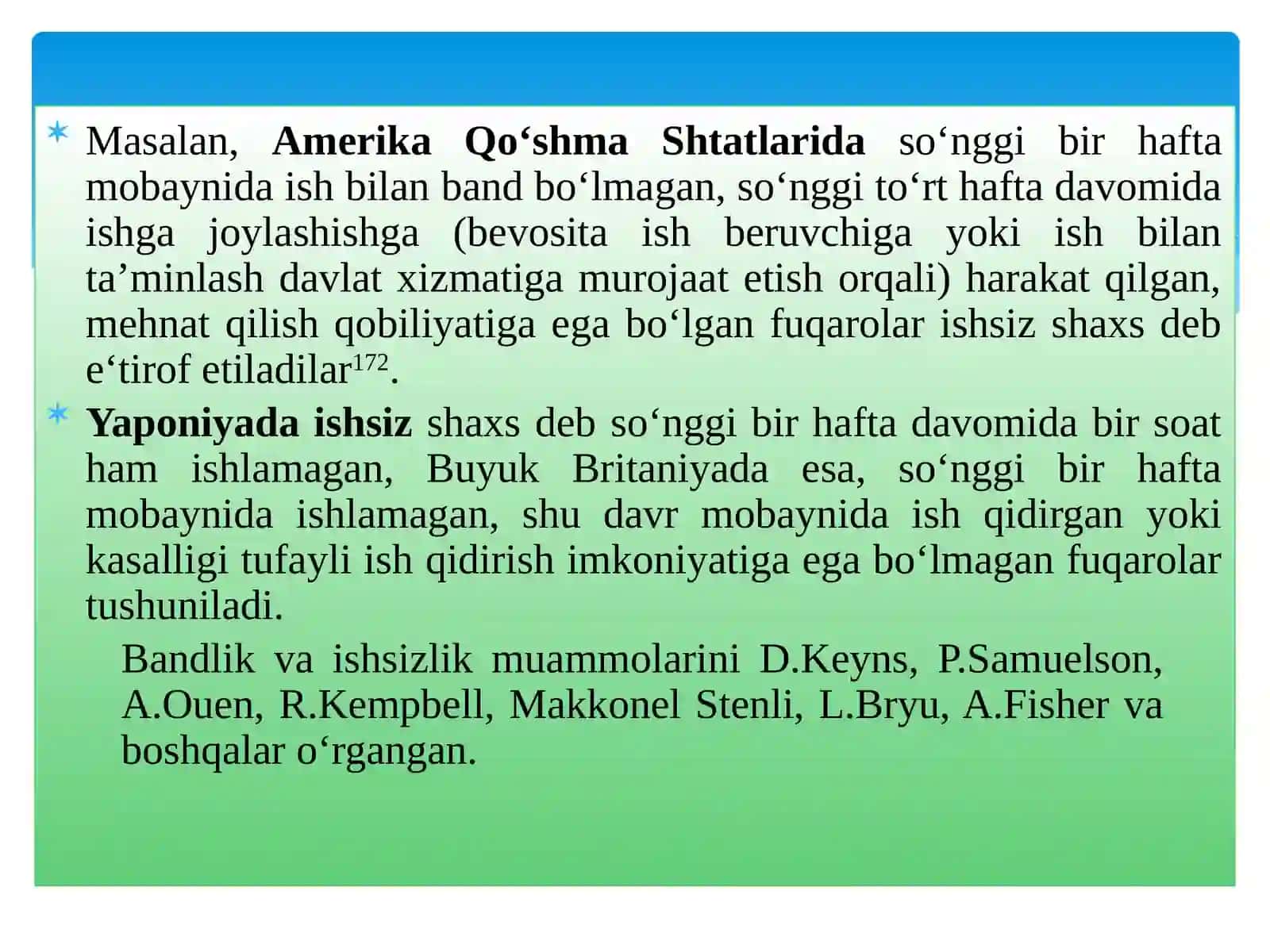 HOZIRGI ZAMON IQTISODIY TA’LIMOTLAR EVOLYUTSIYASI 4