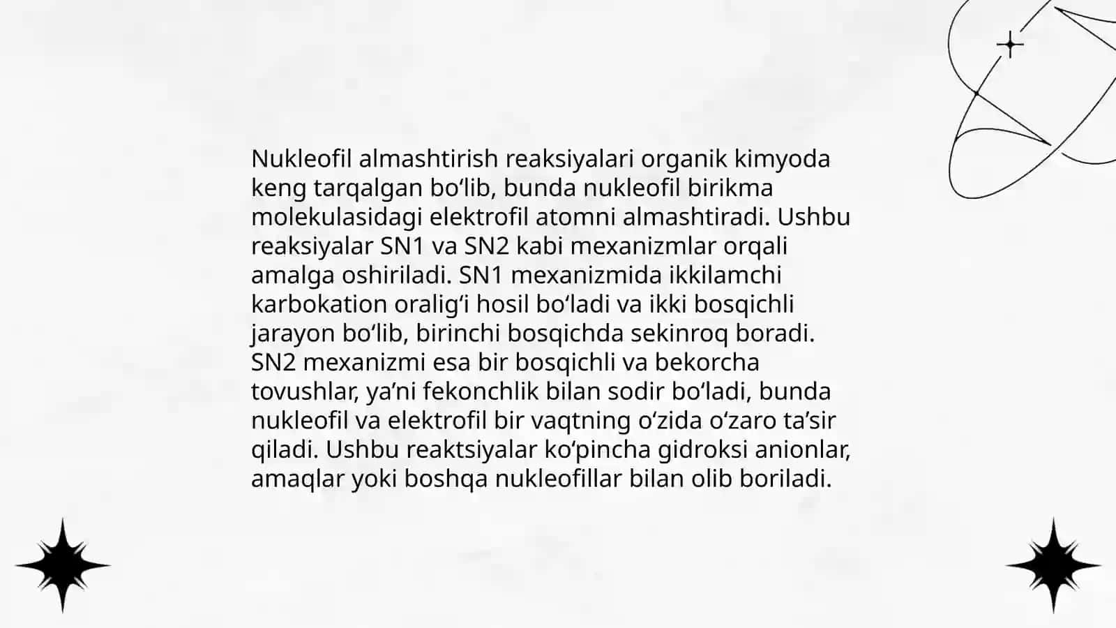 Organik reaksiyalarning turlari 4