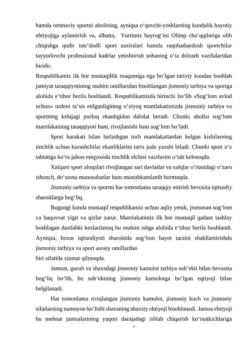 VOLEYBOL O‘YINIDA TO‘PNI BOSHQARISH TEXNIKASINI O‘RGATISHNI TAKOMILLASHTIRISH VA MAHORATINI OSHIRISH 4