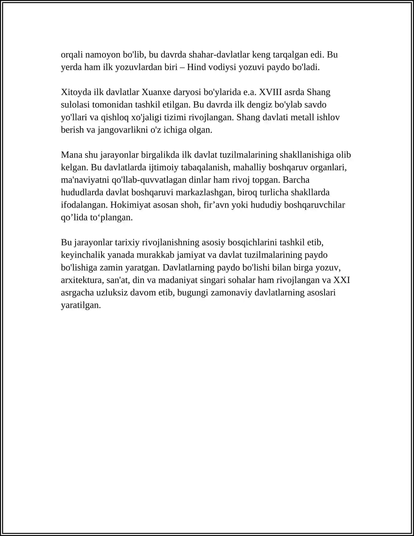 ÓZBEK DAVLATCHILIGINING TARIXIY BOSQICHLARI 4