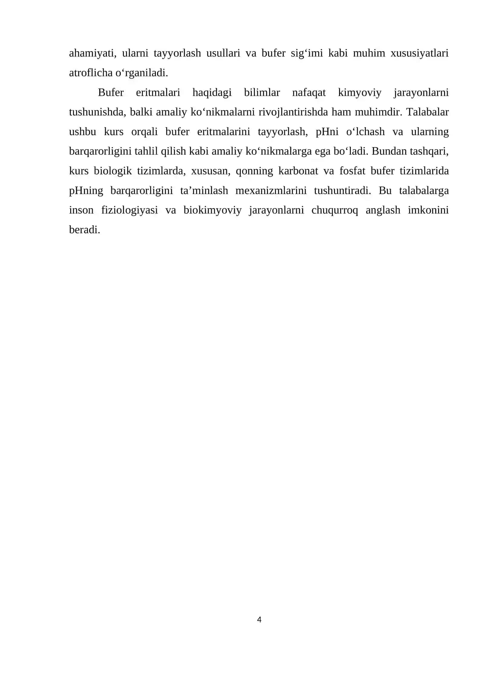 Bufer ertimalar va ularning pHining barqarorligi 4