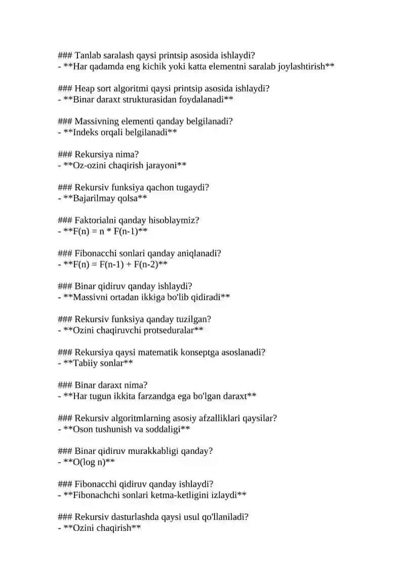 Algoritm deganda nimani tushunamiz? 4