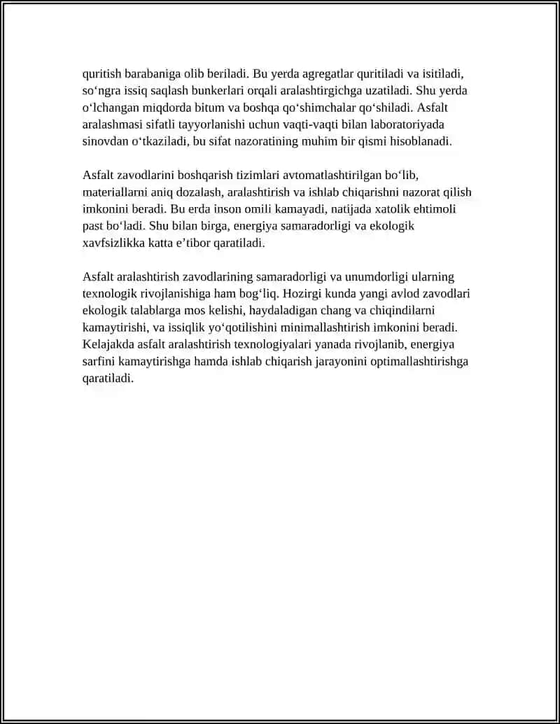 ASFALT BETON QOPLAMALAR QURISH UCHUN MASHINALAR 4