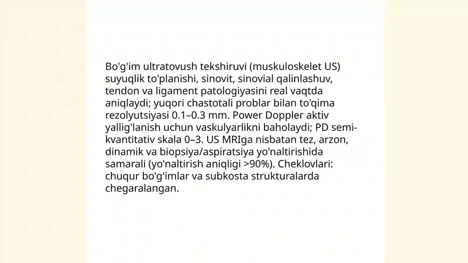 Bo'g'im kasalliklarini zamonaviy tekshirish usullari 4