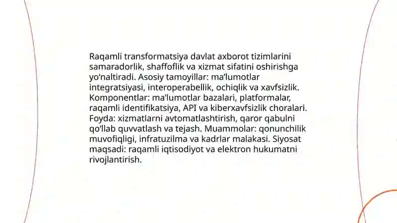 Axborot resurslari sohasida davlat siyosati 4