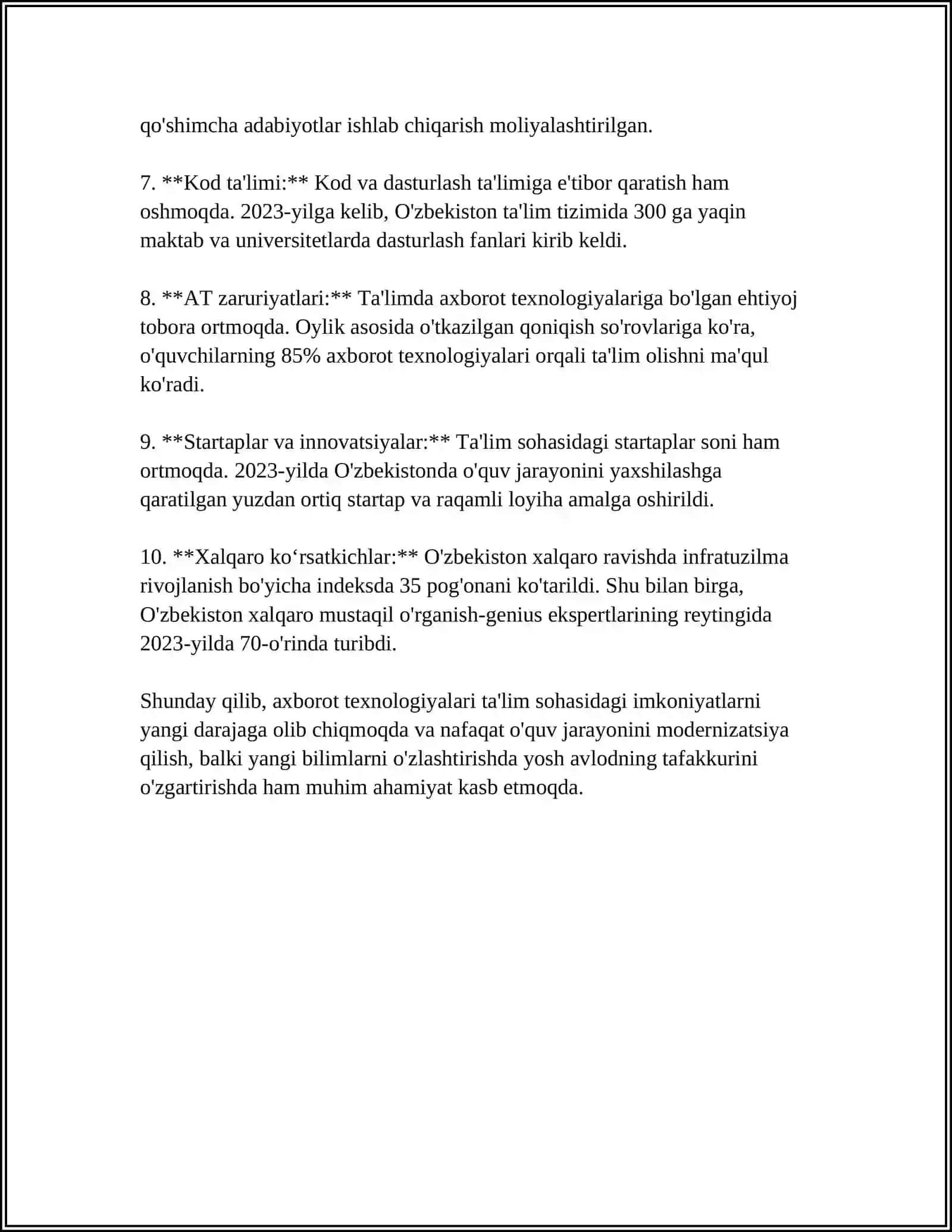 TA'LIMDA AXBOROT TEXNOLOGIYALARI 4
