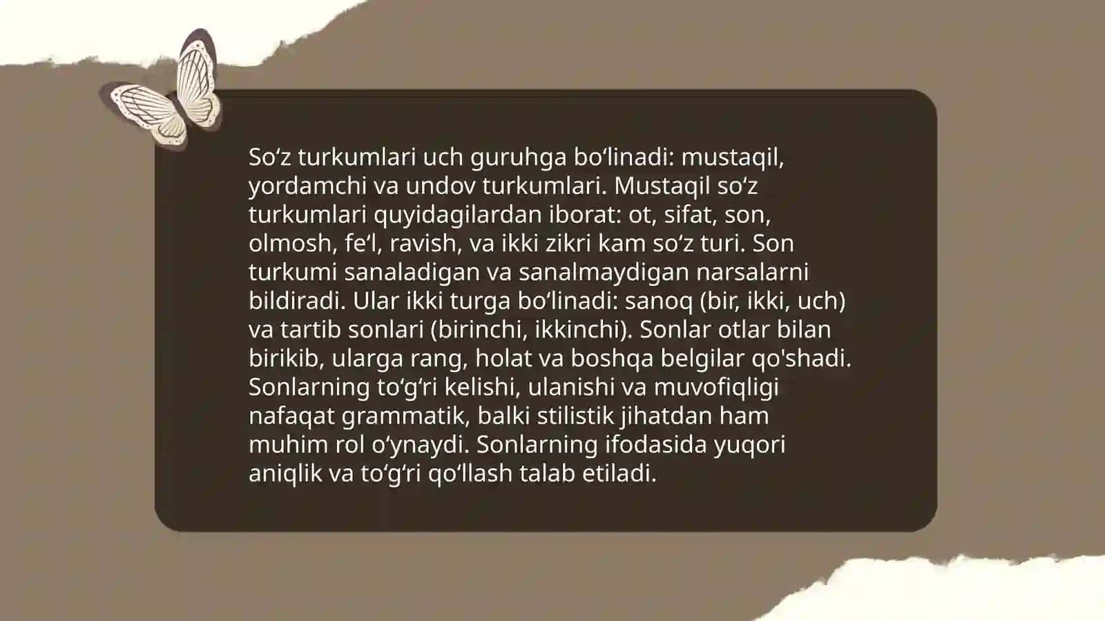 Son so'z turkumini o'rganishda grammatik o'yinlardan foydalanish 4