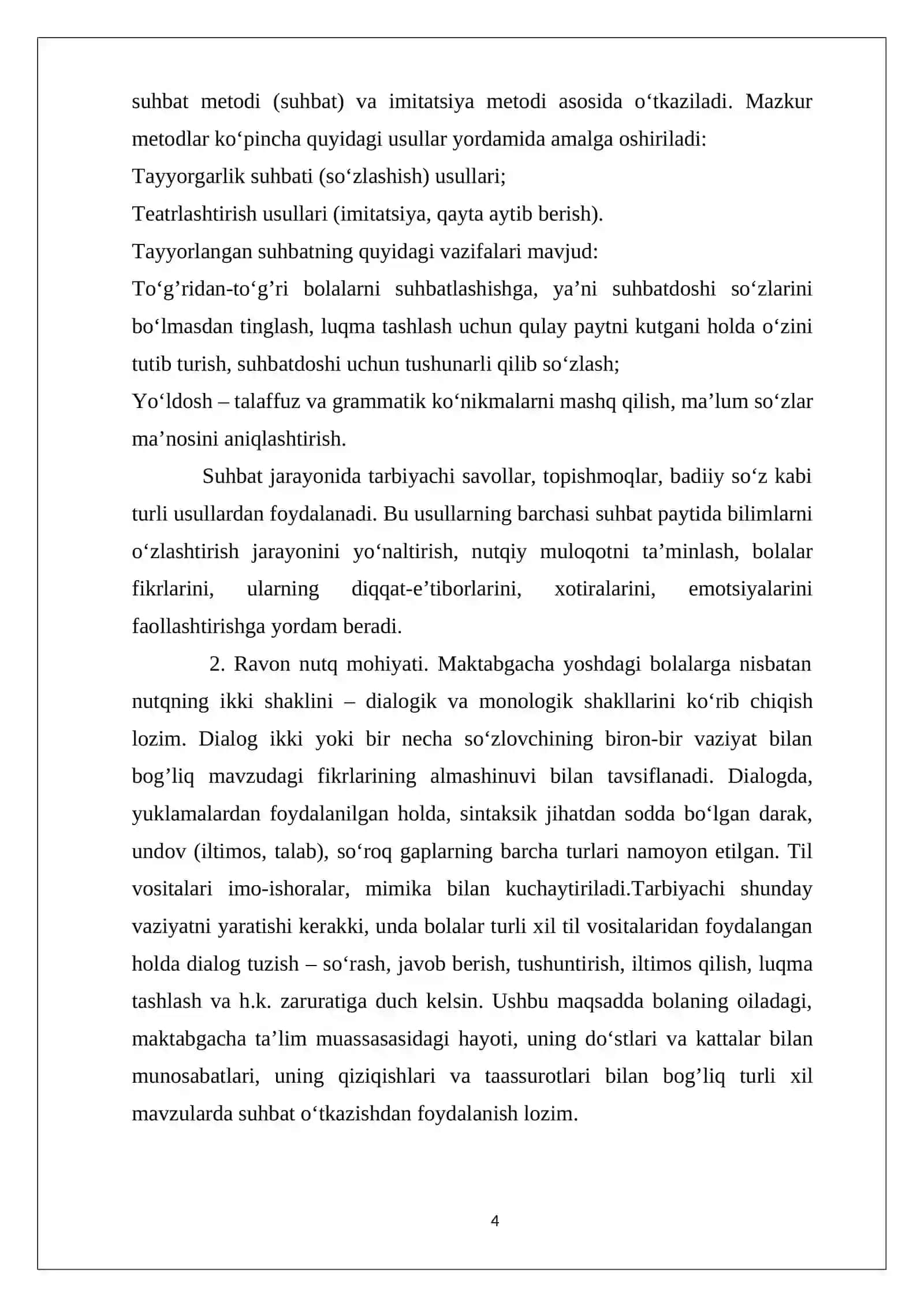 Ravon nutqni rivojlantirish metodlari 4