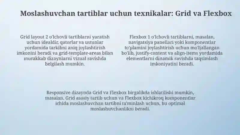 Responsive dizayn va media queries 4
