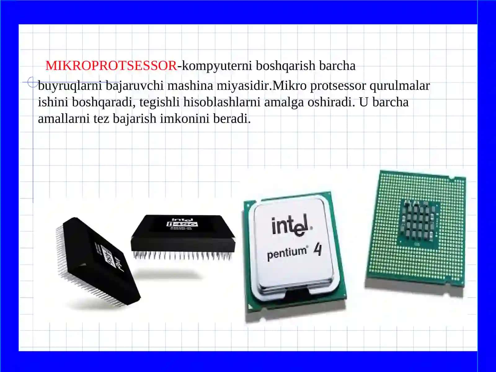 Shaxsiy kompyuterlarning tarkibi, qo’shimcha qurilmalariva ularningvazifalari 4