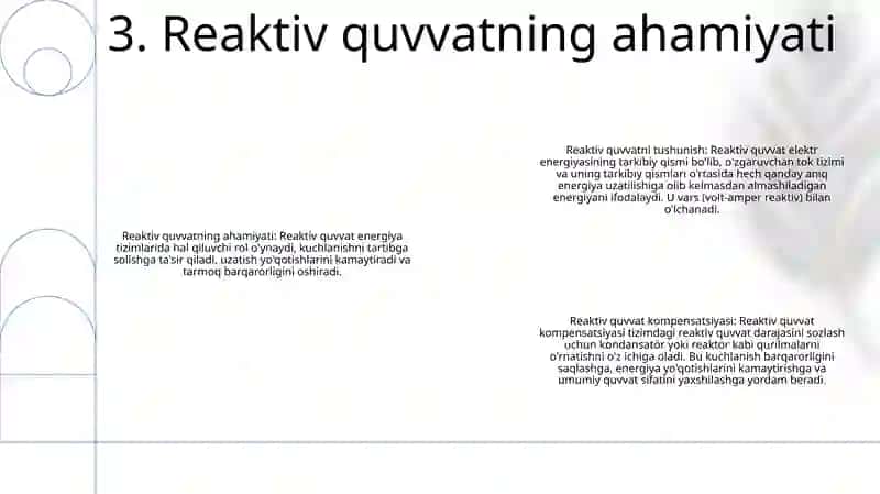Reaktiv Quvvat Tushunchasi 4