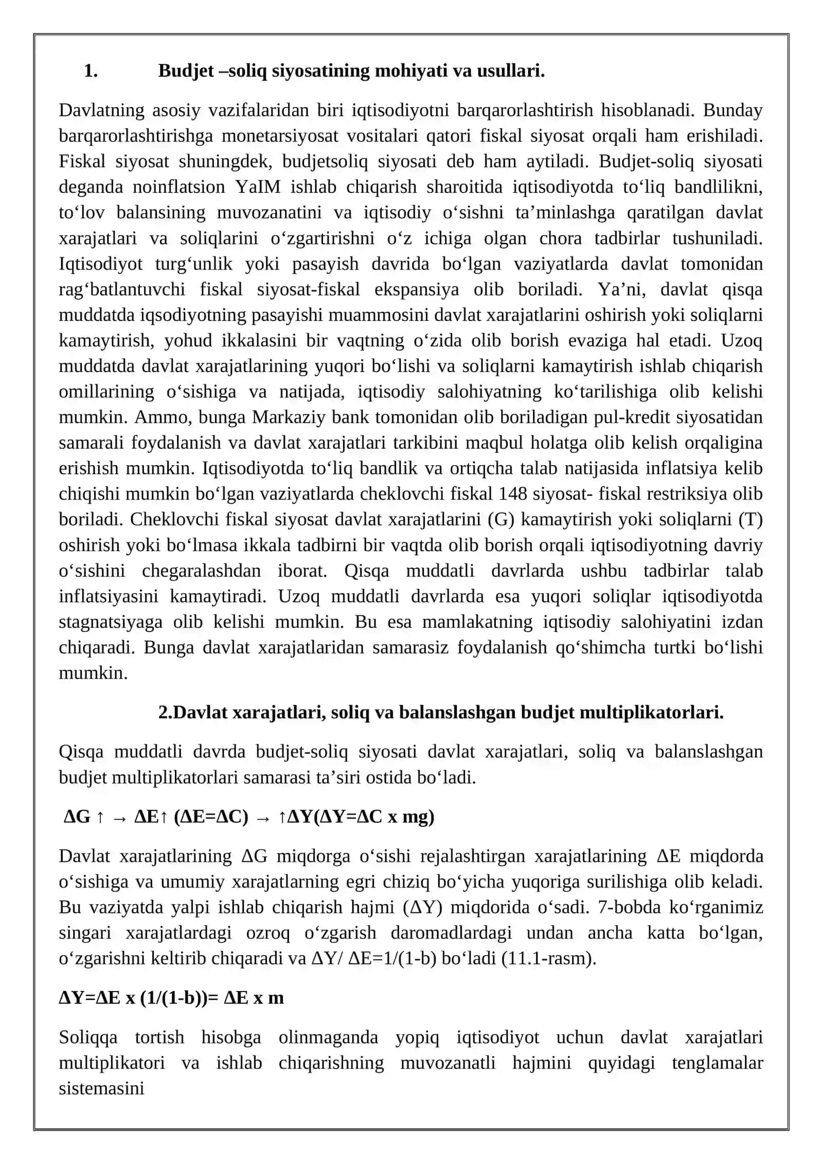 Budjet-soliq siyosati 4