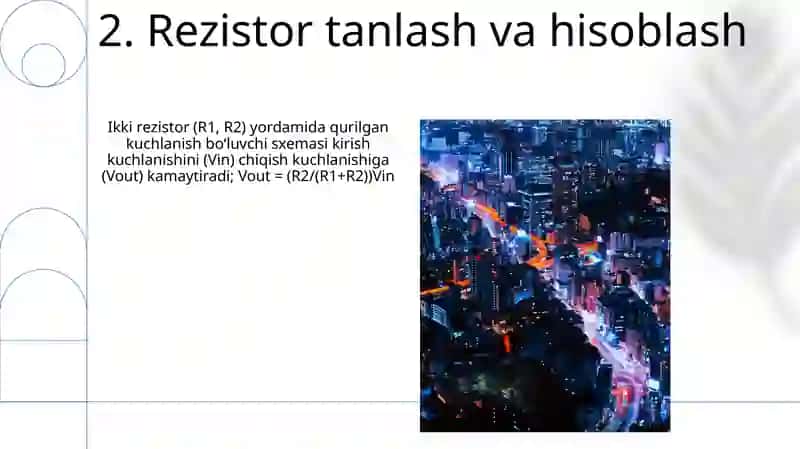 Voltaj Bo'linuvchilarning Amaliy Qo'llanilishi 4