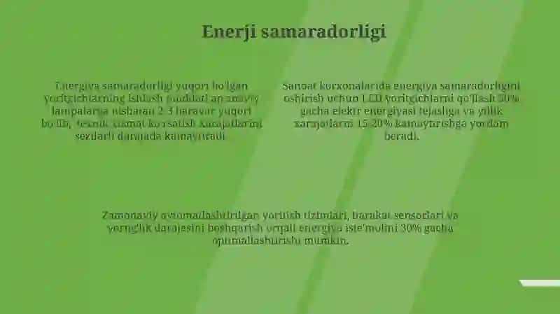 Energetika Samaradorligi va Xarajatlarni Optimallashtirish 4