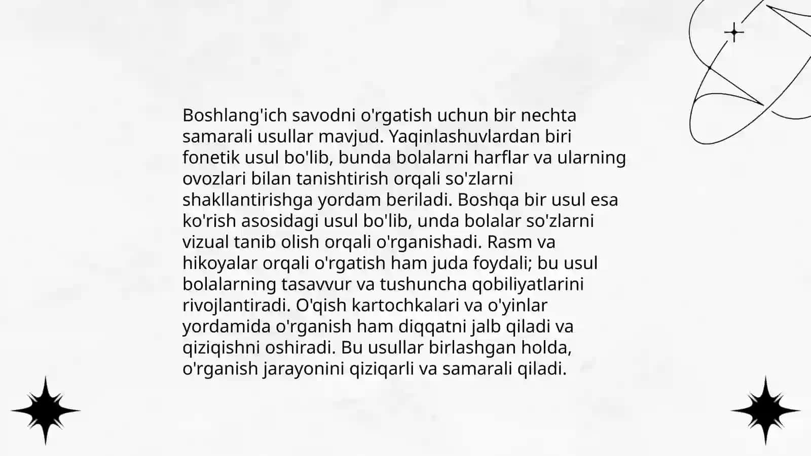 SAVOD O'RGATISH METODIKASI 4