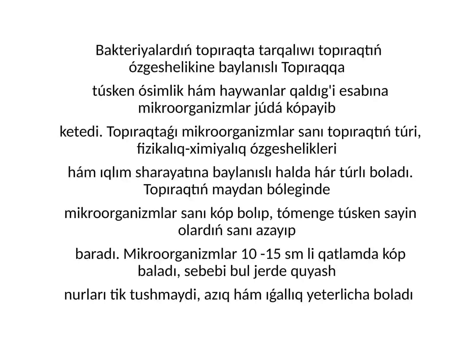 Topiraq stresfaktorlari shorlaniw qurgaqshiliqqa 4