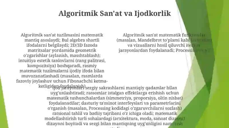 Matematik ijodiy jarayonlarda entuetsiya va logika 4