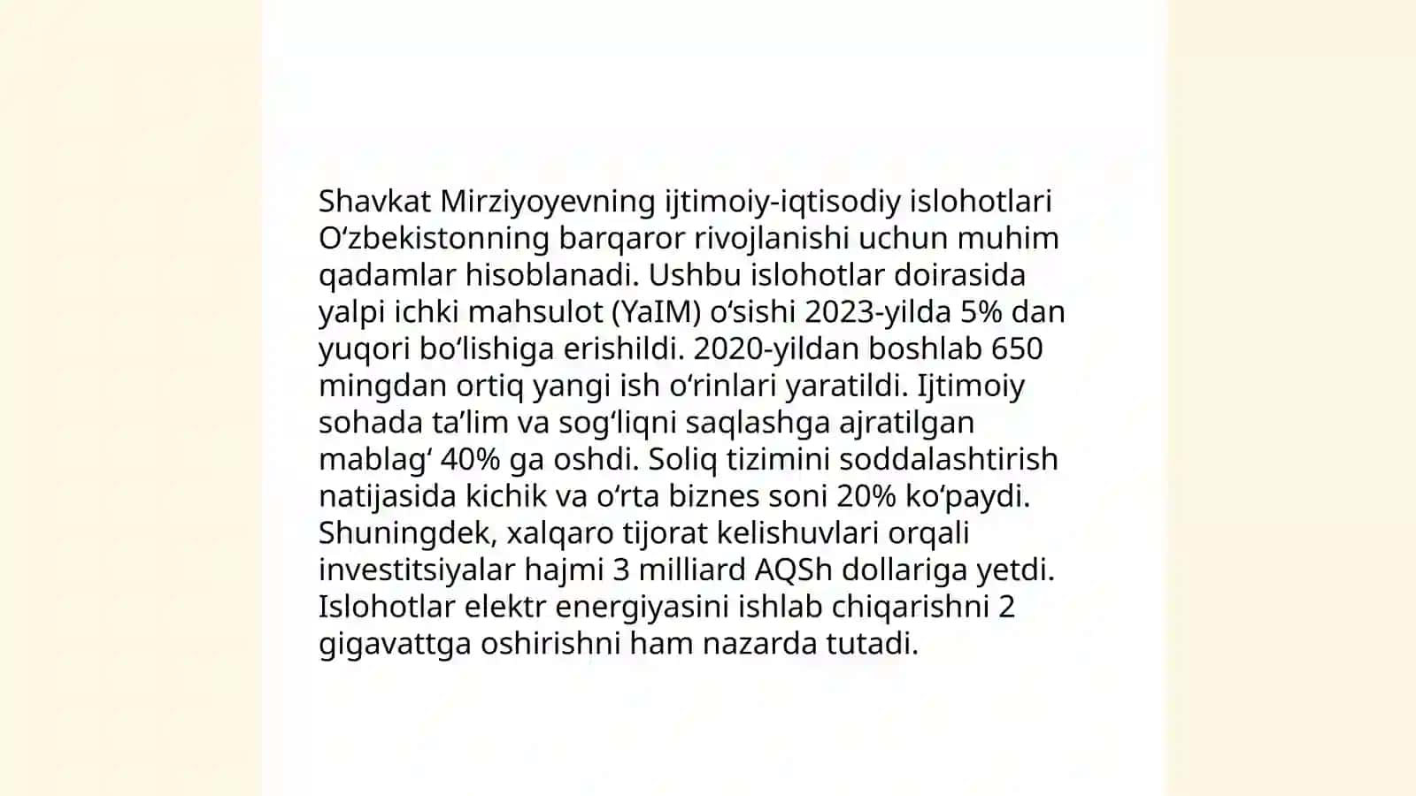 O'zbekiston-2030 strategiyasi va prezident Sh. Mirziyoyev asarlari asosida milliy va xorijiy tajribani qiyoslash Normurodova 4