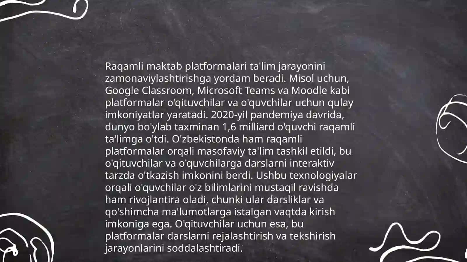 O'quv jarayonlarida raqamli texnologiyalardan foydalanish imkoniyatlari 4