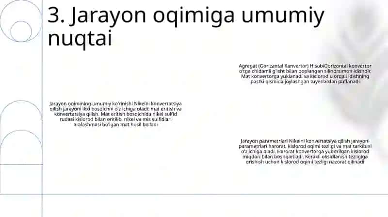 Nikel Konvertorlash Jarayoni Uchun Agregat (Gorizantal Kanvertor) Hisobi 4