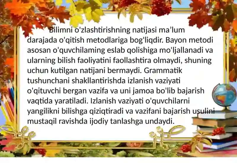 O‘quvchilardagrammatikavaso’zyasalishigaoidtushunchalarnishakllantirishningmetodikasoslari 4