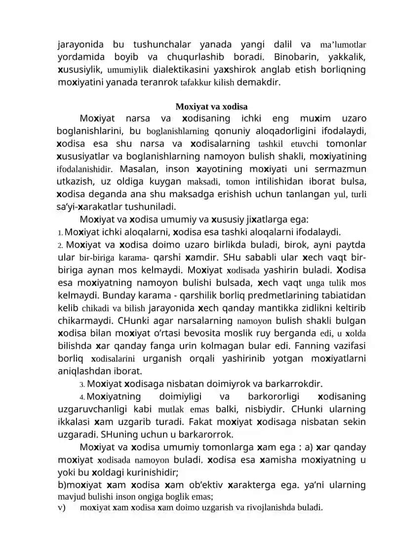 Rivojlanish falsafasi. O`zbekistonnig taraqqiyot strategiyasi va uni amalga oshirish yo`nalishlari 4