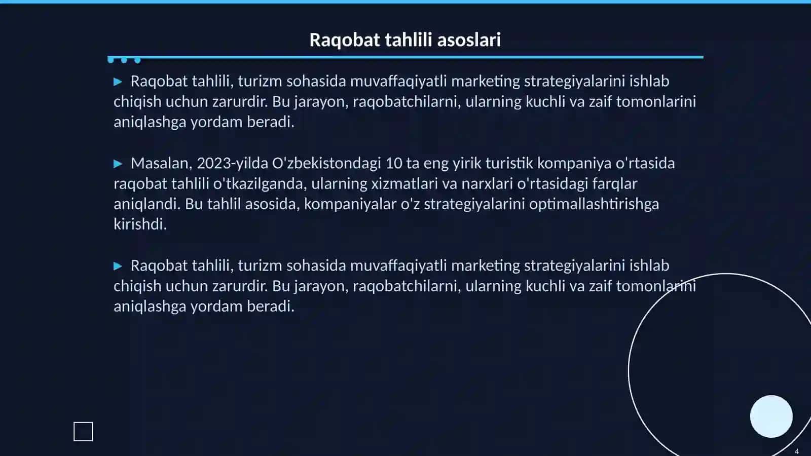 Turopereytingda marketing masalalari 4