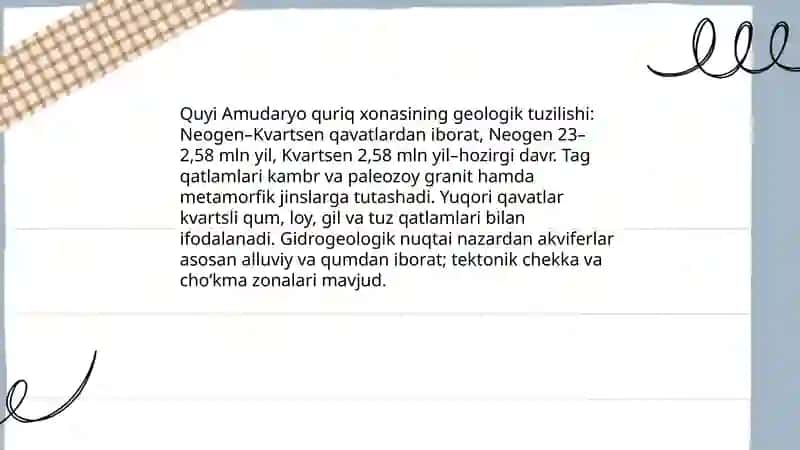 Quyi Amudaryo quriq xonasi 4