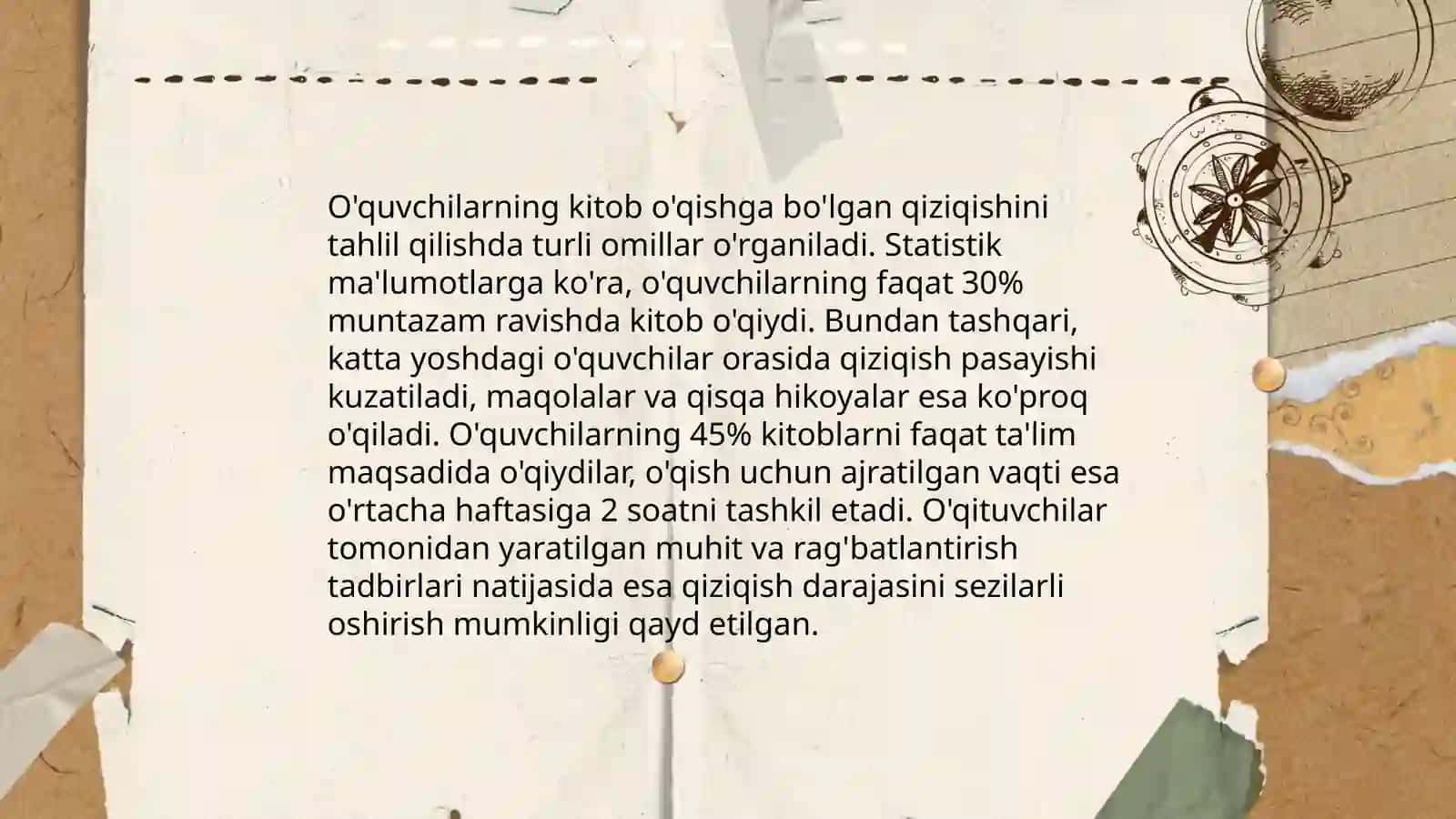 Maktab kutubxonalarida oʻquvchi yoshlarning oʻqishiga rahbarlik qilish boʻyicha metodika yaratish 4