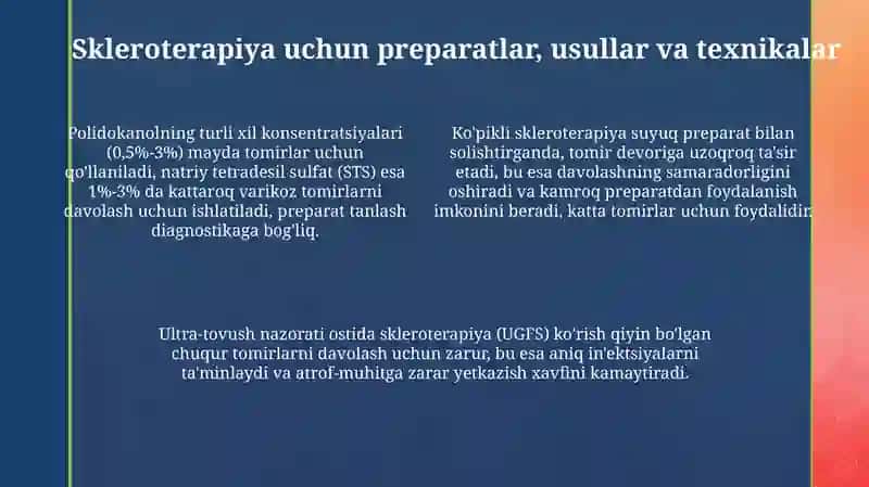 Zamonaviy skleroterapiya 4