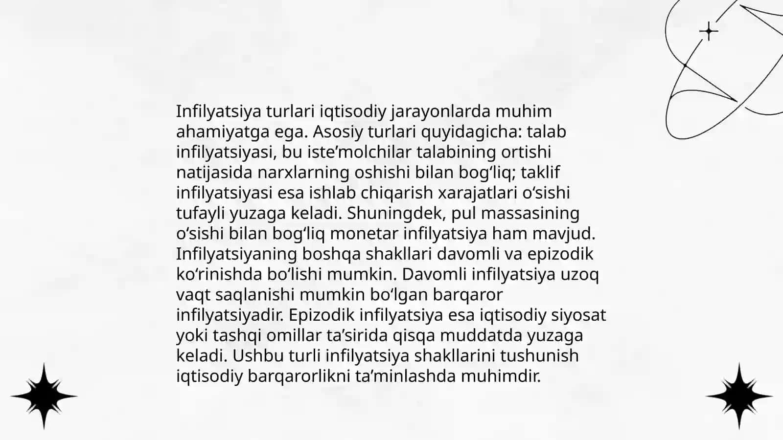 Infilyatsiya uning ma’nosi va oldini olish choralari 4