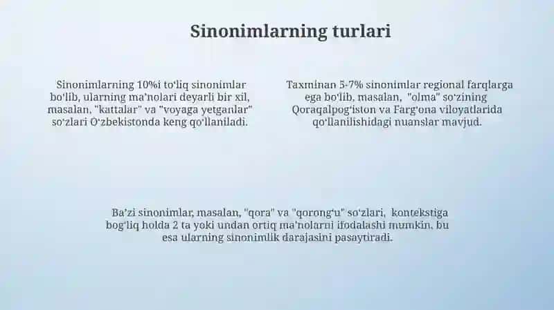 Leksik sinonimiya 4