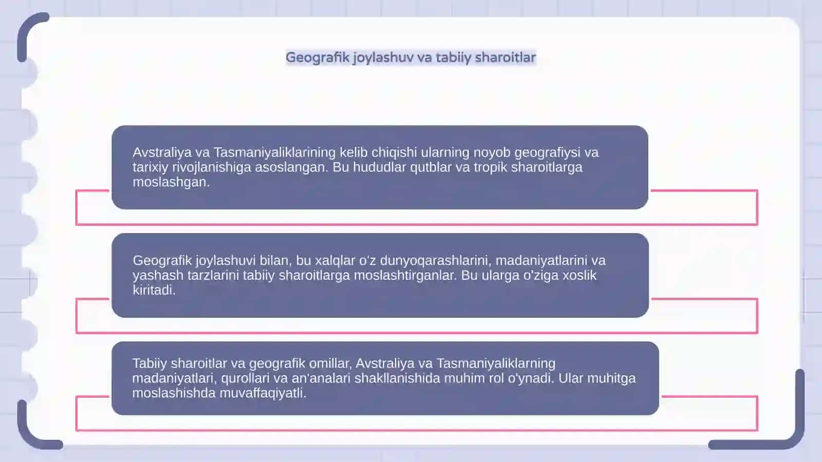 Avstraliya va Tasmaniyaliklarning kelib chiqishi 4