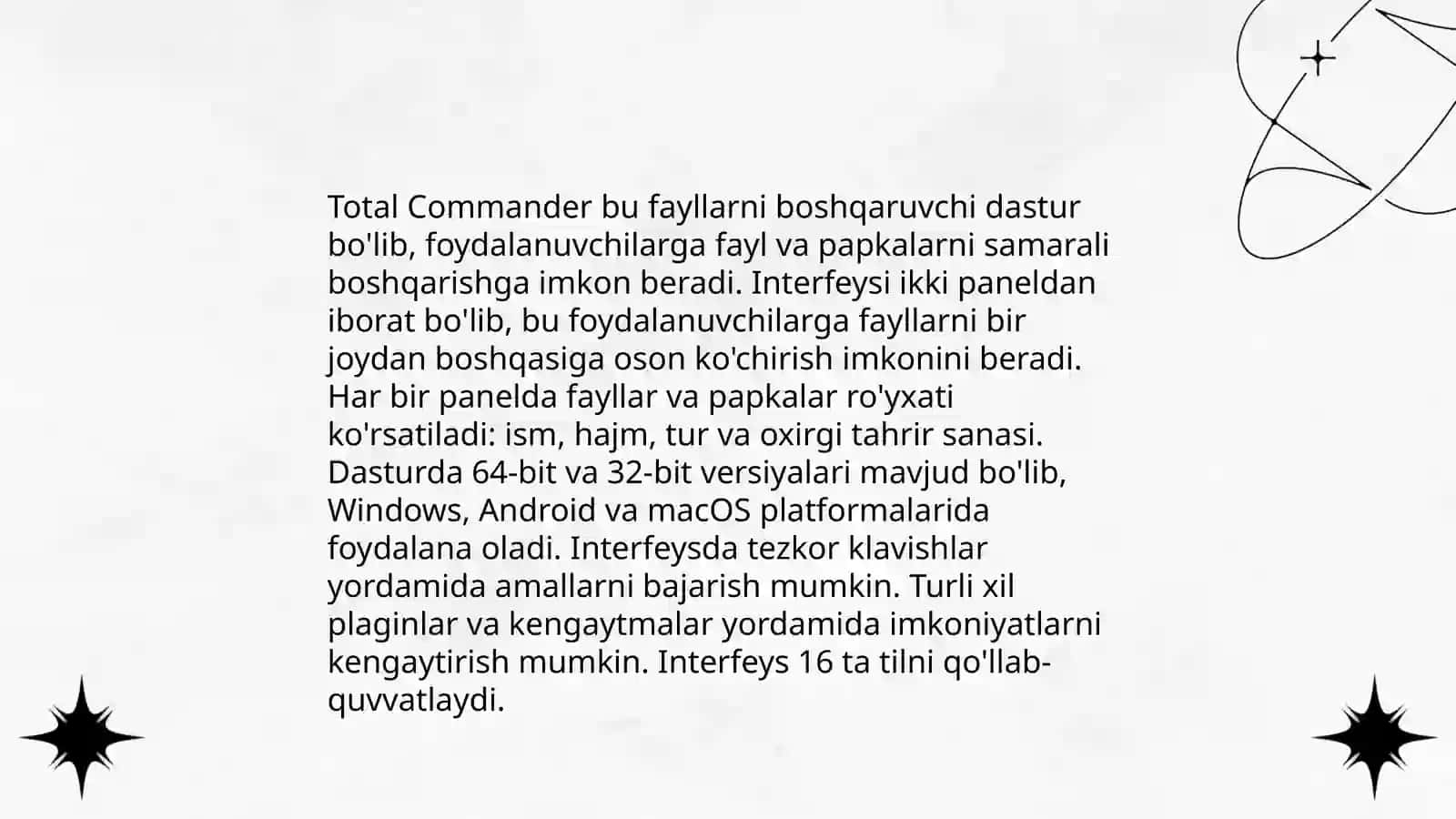 Windows Total Commander dasturi va unda ishlash 4