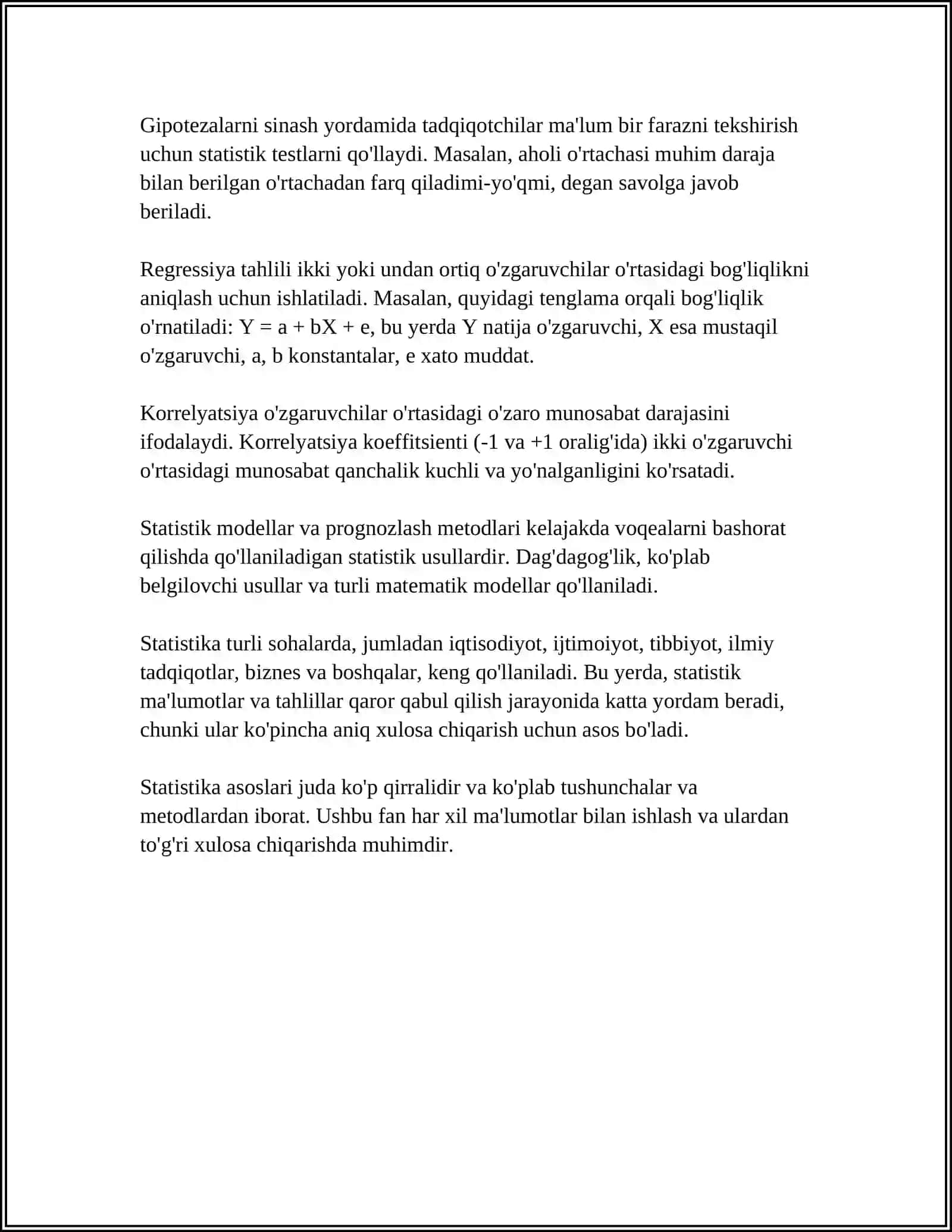 STATISTIK AXBOROT 4