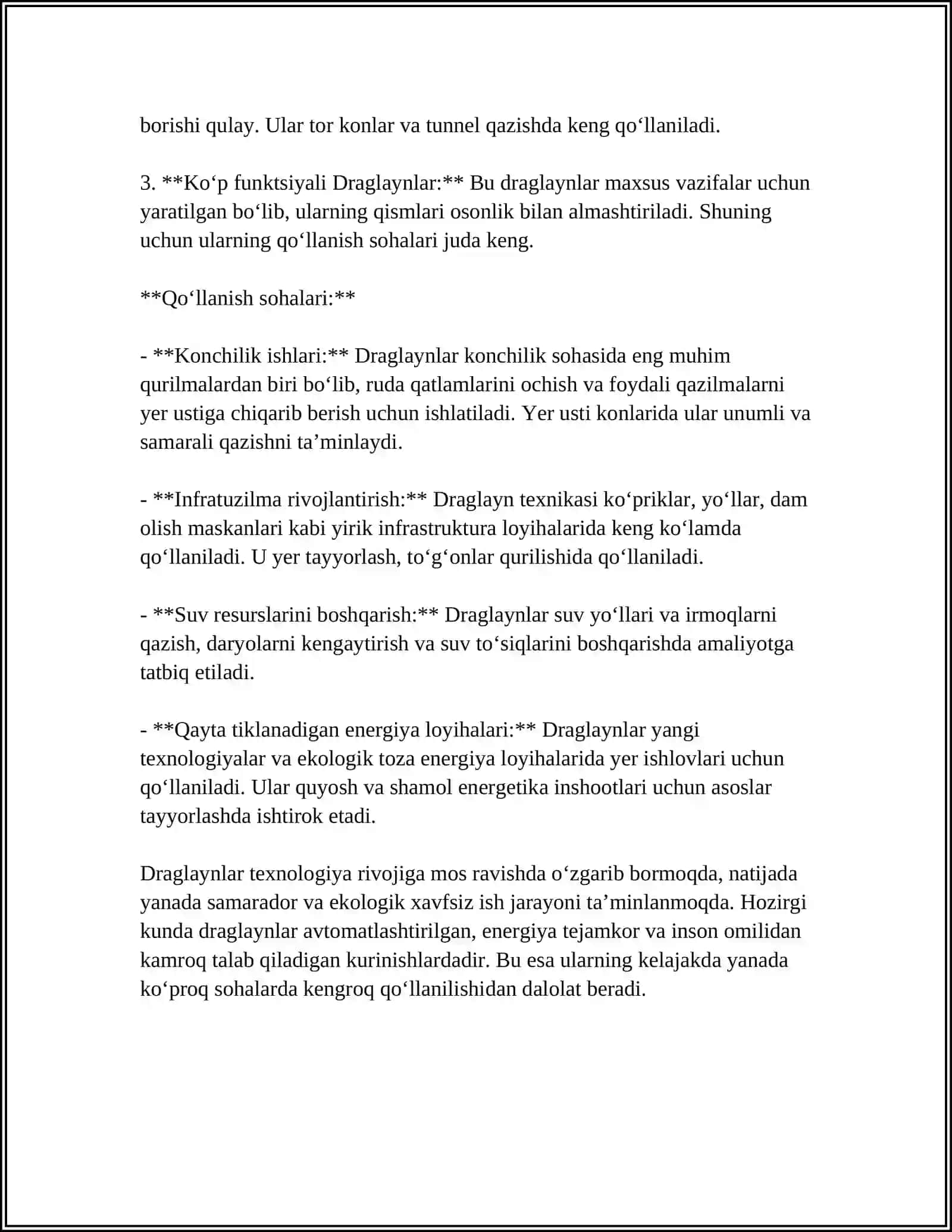 Draglayn Ekskavatorlar 4