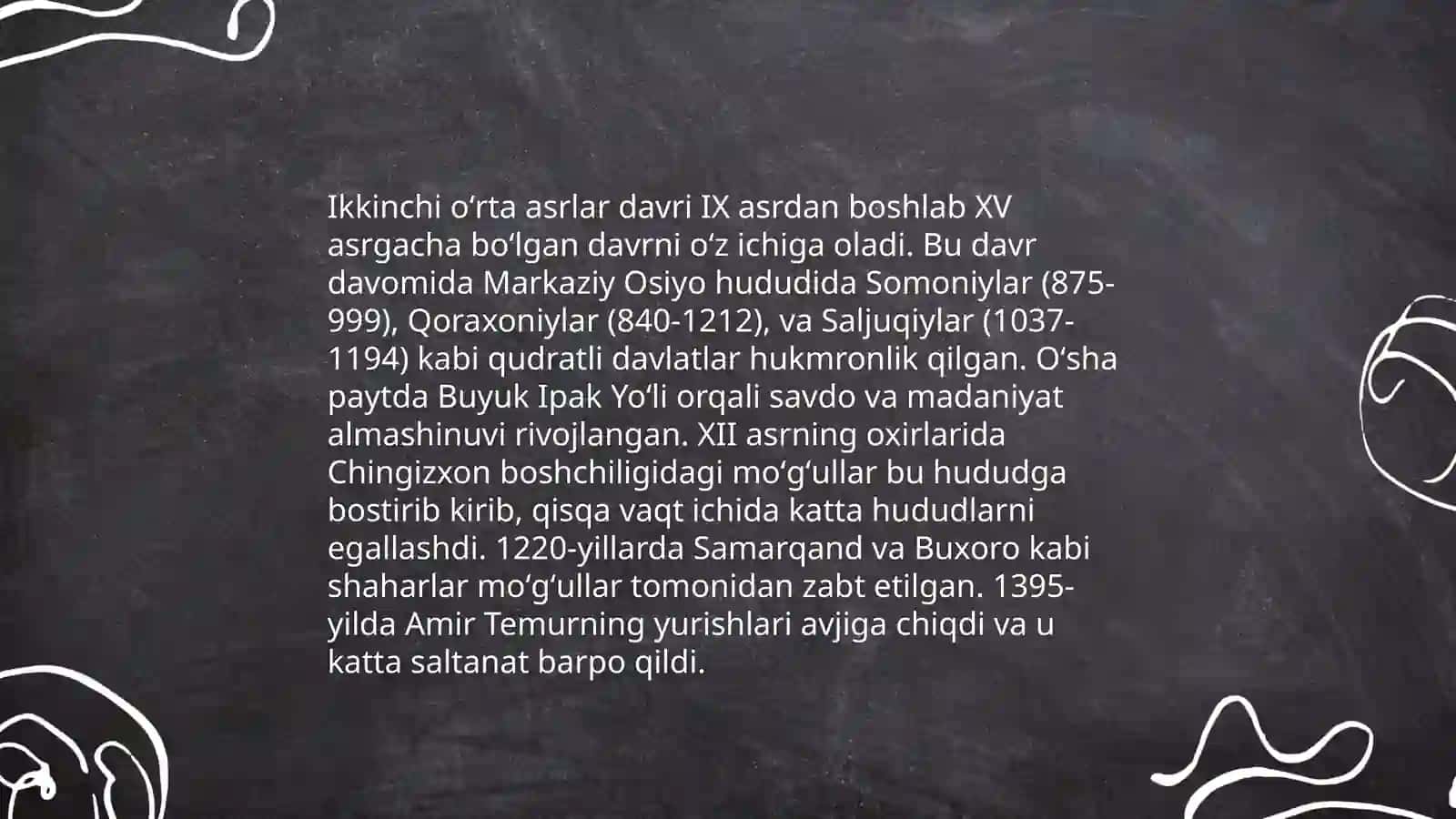 O‘rta asirlar tarixini davirlashtirish mavzusida 10 list slayt 4