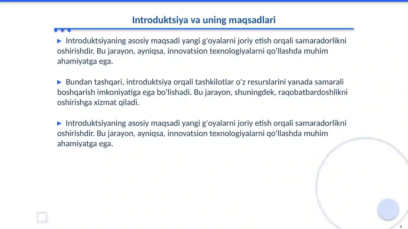 Introduktsiya sohasidagi ish olib borayotgan muassasalar va ularning vazifalari 4