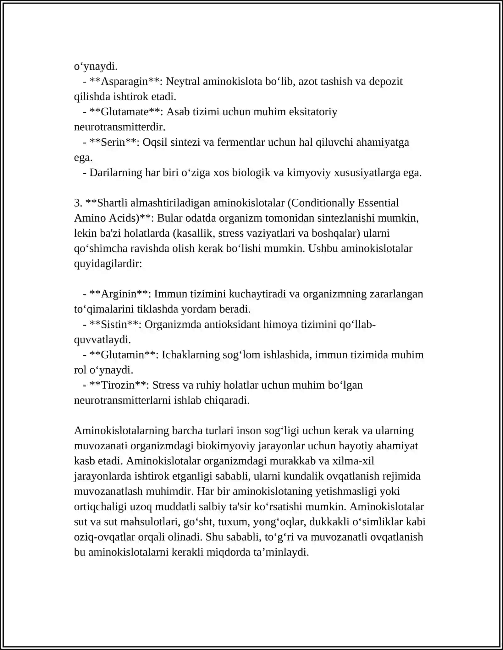AMINOBIRIKMALAR VA AMINOKISLOTALAR 4