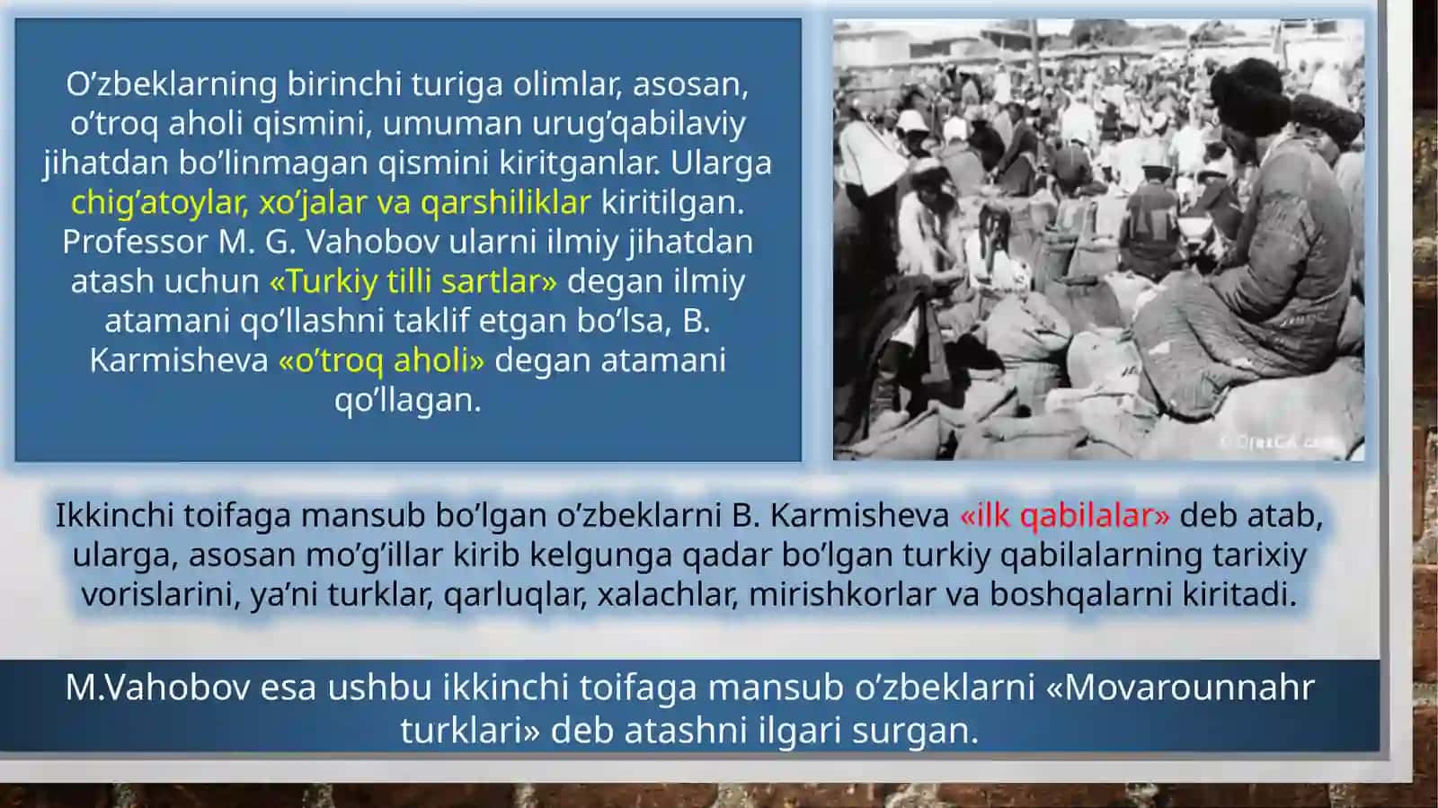 Ashtarxoniylar va mang’itlar davrida Buxoro davlatida ijtimoiy-iqtisodiy va madaniyahayot (xix asr oxiri, xx asr boshlarigacha) 4