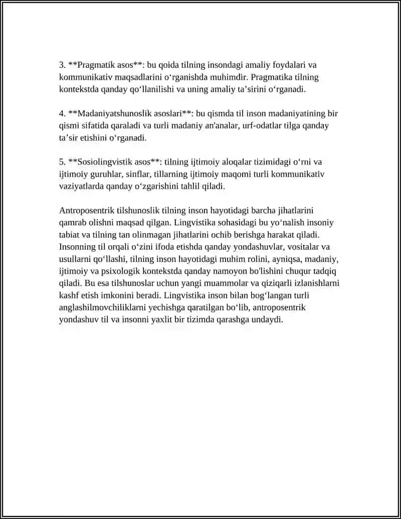 ANTROPOSENTIRIK TILSHUNOSLIK 4