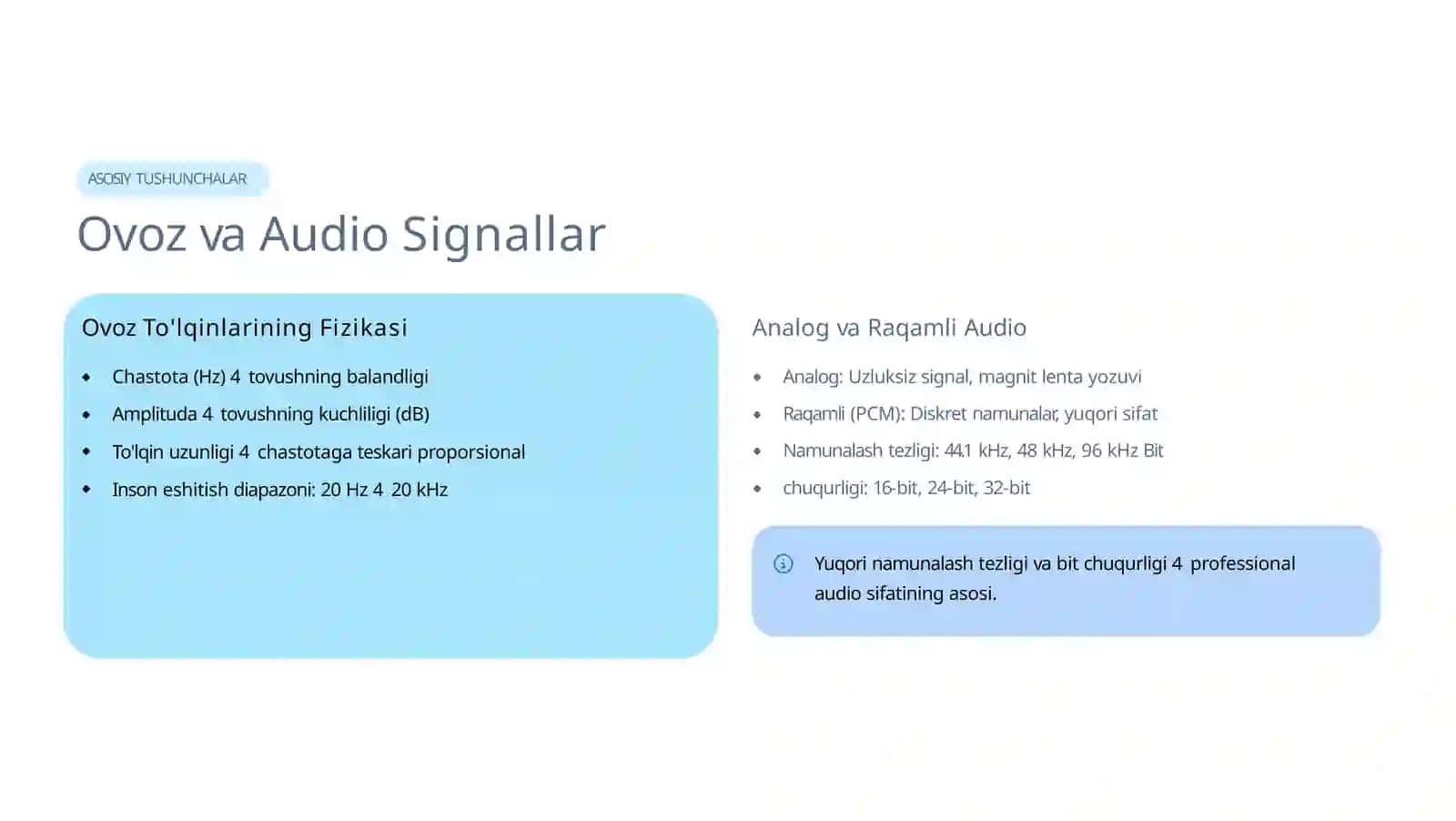 AUDIOISHLOVBERISH KURSI 4